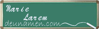 Marie Larem Visitenkarte